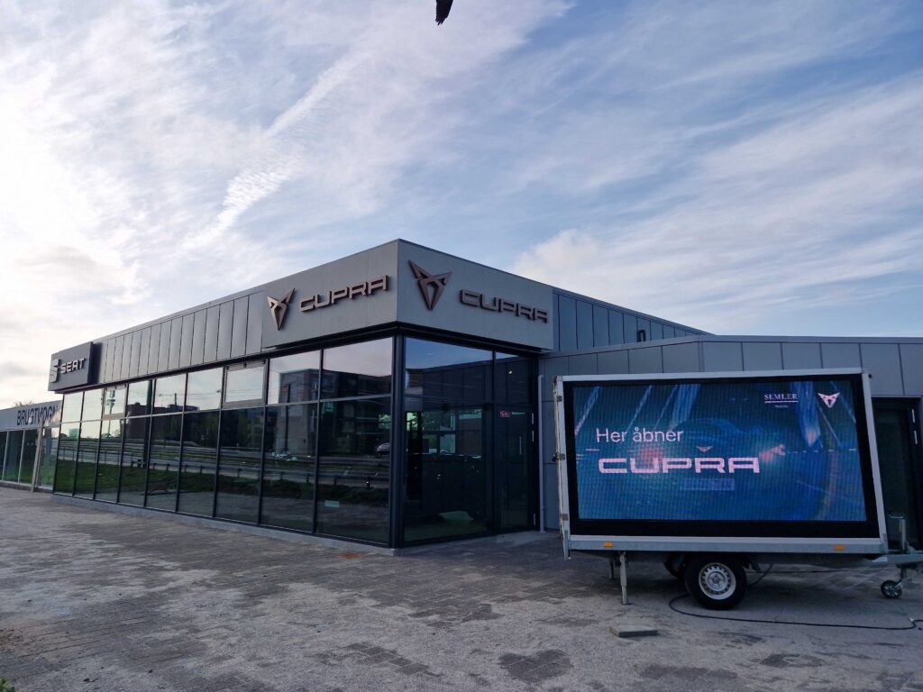 CUPRA showroom Semler Mobility Odense